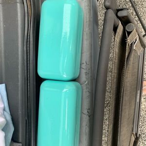 2 Tiffany Glasses Case with 1 cloth